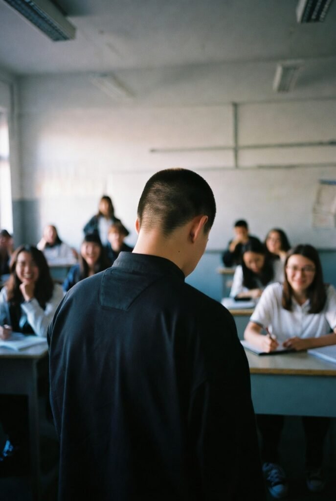 Extreme situation overreaction/ Messing up in front of class